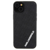 Etui Karl Lagerfeld 3D Rubber Multi Logo na iPhone 15 Plus - czarne