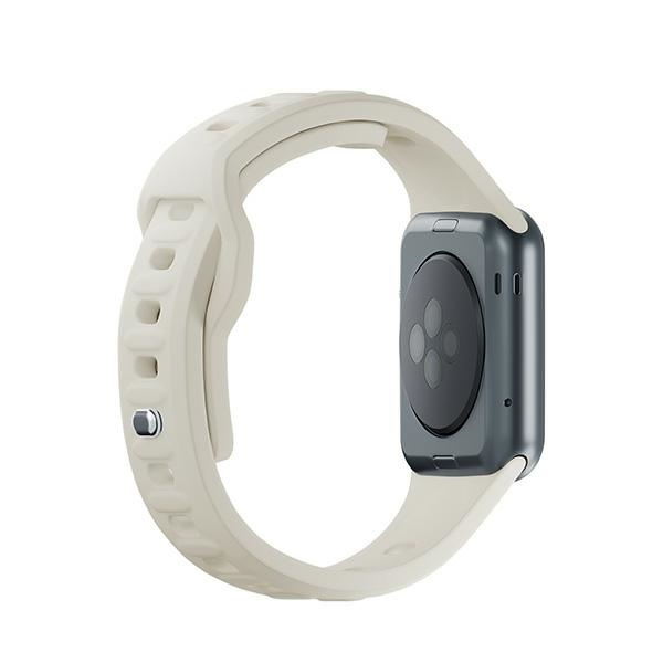 3MK Silicone Watch Strap beżowy/beige dla Apple Watch 42/44/45/49mm