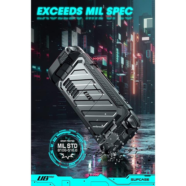 SUPCASE UNICORN BEETLE PRO STEAM DECK BLACK