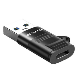 AWEI ADAPTER CL-13 USB-C/USB-A CZARNY /BLACK