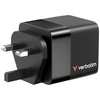 Verbatim Ładowarka sieciowa GaN 65W      2xUSB-C/USB-A + Adapter EU/UK/US czarny/black 32217