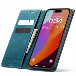 Spacecase Etui Wallet iPhone 15 Pro max blue