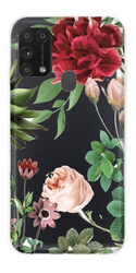 CASEGADGET CASE OVERPRINT RED FLOWERS SAMSUNG GALAXY M31