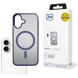 Etui 3MK Frosty MagCase do Apple iPhone  17 fioletowy