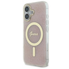 Guess GUHMP16MH4STP iPhone 16 Plus 6.7"  różowy/pink hardcase IML 4G MagSafe