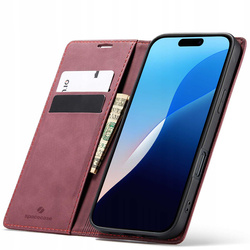 Spacecase Etui Wallet iPhone 16 Pro Max red