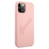 Guess GUHCP12LLSVSPI iPhone 12 Pro Max6,7" różowy/pink hardcase Script Vintage