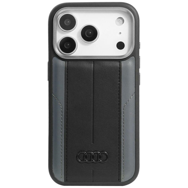 Etui Audi A6 Synthetic Leather MagSafe   do iPhone 17 Pro czarny