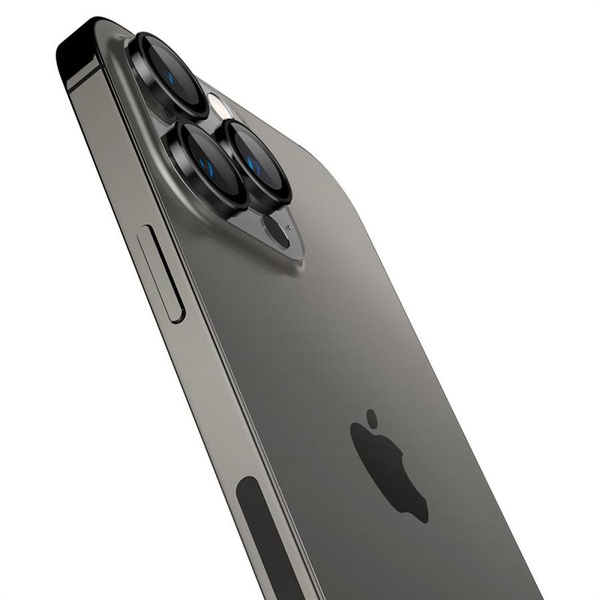 Osłona aparatu Spigen Glas.tR EZ Fit Optik Camera Protector na iPhone 14 Pro / Pro Max / 15 Pro / Pro Max / 16 Pro / Pro Max - czarna 2 szt.