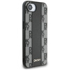 Etui DKNY Leather Checkered Mono Pattern MagSafe do iPhone 16e czarny