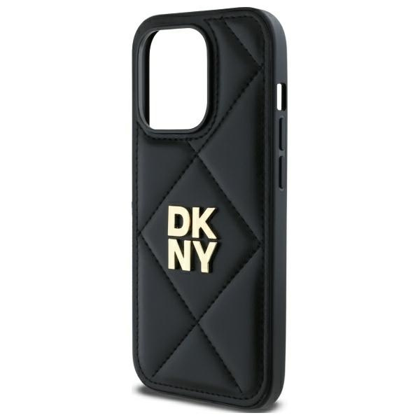 DKNY DKHCP14XPQDSLK iPhone 14 Pro Max    6.7" czarny/black Quilted Stack Logo