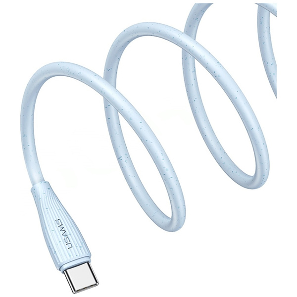 Kabel USAMS Green Series SJ716 60W USB-C do USB-C 1m różowy