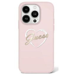 Guess GUHCP16XHCHGSPP iPhone 16 Pro Max6.9" różowy/pink hardcase IML Heart