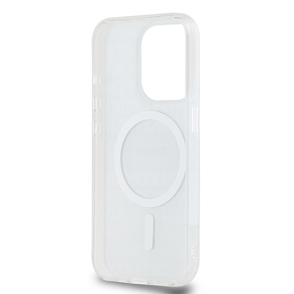DKNY DKHMP15LHRHSEE iPhone 15 Pro6.1" beżowy/beige hardcase IML Mono & Stripe MagSafe