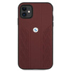 Etui BMW BMHCN61RSPPR iPhone 11 / Xr  6,1" czerwony/red hardcase Leather Curve Perforate