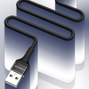 USAMS Kabel pleciony U5 2A micro USB czarny/black 1,2m SJ224USB01 (US-SJ224)