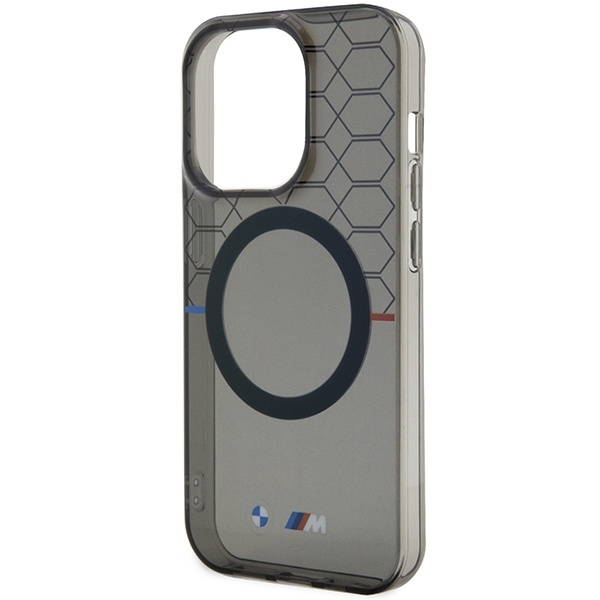 Etui BMW Pattern MagSafe na iPhone 14 Pro - szare