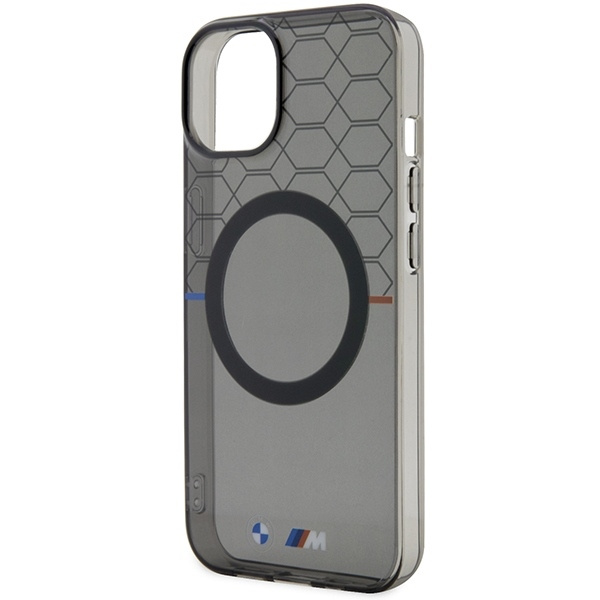 Case BMW BMHMP14SHGPK iPhone 14 6.1" grey/grey Pattern MagSafe