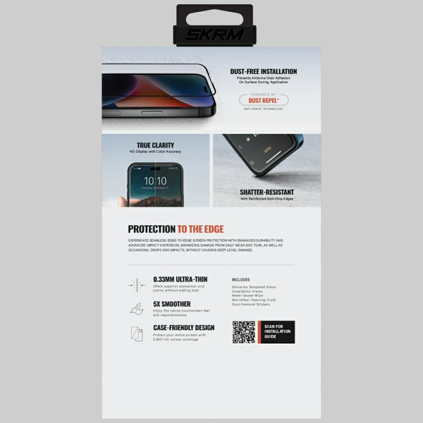 Szkło hartowane Skinarma True Clear do   iPhone 17 Pro przezroczysty
