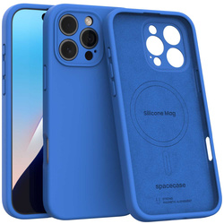 Spacecase Etui Silicone Mag iPhone 16 Pro Max blue