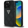 Etui Guess Hot Stamp 4G Pattern Triangle Metal Logo do iPhone 16 Pro czarny