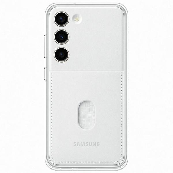 Samsung Frame Cover etui Samsung Galaxy S23 pokrowiec z wymiennymi pleckami białe (EF-MS911CWEGWW)