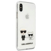 KARL LAGERFELD KLHCI65CKTR IPHONE XS MAX HARDCASE TRANSPARENT KARL & CHOUPETTE