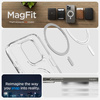 Etui Spigen Ultra Hybrid Mag z MagSafe na iPhone 14 Pro - przezroczysto-białe