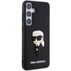 KARL LAGERFELD KLHCS24S3DRKINK S24 S921 CZARNY/BLACK HARDCASE 3D RUBBER IKONIK