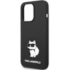 KARL LAGERFELD KLHMP14LSNCHBCK IPHONE 14 PRO 6.1 "HARDCASE BLACK/BLACK SILICONE CHAPETTE MAGSAFE