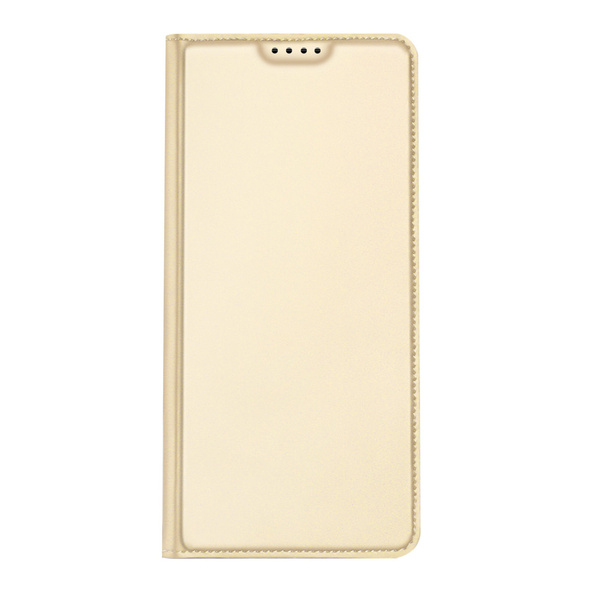 DUX DUCIS SKIN PRO CASE FOR XIAOMI REDMI NOTE 11E /REDMI 10 5G / REDMI 10 PRIME+ 5G / POCO M4 5G COVER FLIP CARD WALLET STAND GOLD