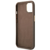 Guess GUHCP14MHG4SHW iPhone 14 Plus/ 15 Plus 6.7" brązowy/brown hard case 4G Vintage Gold Logo