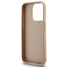 DKNY DKHCP15LPQDSLE iPhone 15 Pro 6.1"   beżowy/beige Quilted Stack Logo