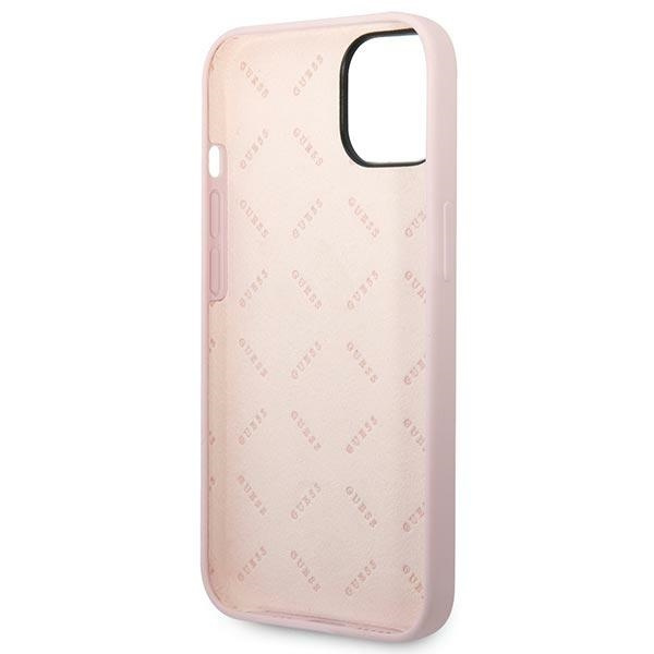Guess GUHCP14MSLTGU iPhone 14 Plus/ 15 Plus 6.7" fioletowy/purple hardcase Silicone Triangle