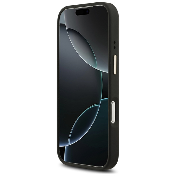 Etui Guess 4G PU Classic Logo MagSafe do iPhone 17 Pro czarny