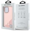 Karl Lagerfeld KLHMP16LSCMKMPCP iPhone 16 Pro 6.3" różowy/pink hardcase Silicone Shadow Metal Initial MagSafe