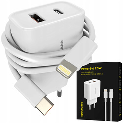 Spacecase Ładowarka USB PowerSet Charger 20W with Lightning PS20W-11