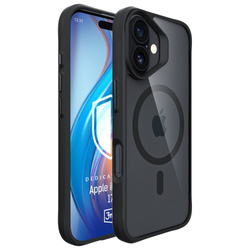 Szkło hartowane 3MK HardGlass Max z aplikatorem do Apple iPhone 16 Pro/17