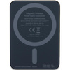 Guess Powerbank indukcyjny 15WGUPBM5ALGSGK 5000mAh czarny/black MagSafe Metal Script Logo