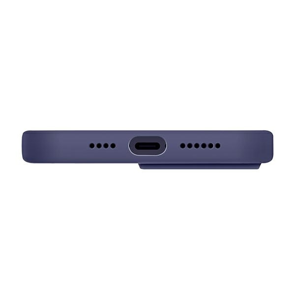 Etui Uniq Lino na iPhone 14 Pro Max - purpurowe