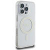 Guess GUHMP16XHFGERET iPhone 16 ProMax 6.9" przeźroczysty/transparent hardcase IML Glitter Circle MagSafe