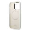 Etui Karl Lagerfeld Silicone Choupette MagSafe na iPhone 14 Pro Max - białe