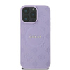 Guess GUHMP16LPSAPSMEU iPhone 16 Pro6.3" fioletowy/purple hardcase Saffiano Peony Classic Logo MagSafe