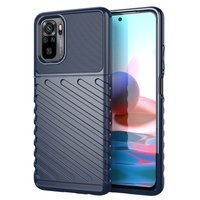 Thunder Case elastyczne pancerne etui pokrowiec Xiaomi Redmi Note 10 / Redmi Note 10S niebieski