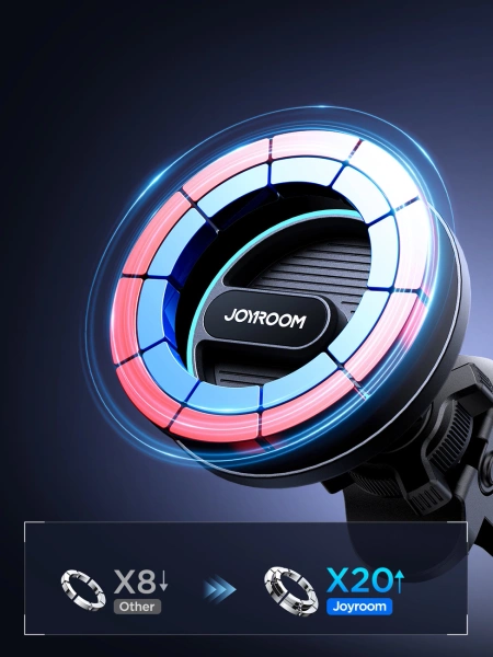 JOYROOM CAR MAGNETIC PHONE HOLDER FOR AIR VENT BLACK (JR-ZS366)