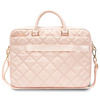 Guess Torba GUCB15ZPSQSSGP 16"różowy/pink Quilted 4G