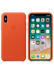 LEATHER CASE APPLE MRGK2ZM/A IPHONE X / XS JASNO POMARAŃCZOWY (FX)