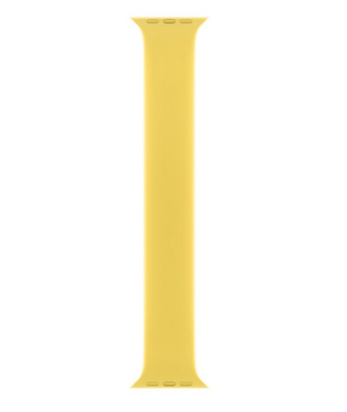 APPLE STRAP SOLO SILIKONOWY PASEK DO APPLE WATCH 44MM/45MM/46MM/49MM SIZE 4 CANARY YELLOW ORYGINALNA PLOMBA