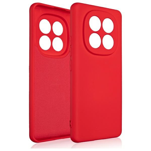 Etui Beline Silicone do Xiaomi Redmi      Note 14 Pro Plus 5G czerwony