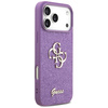 Etui Guess Fixed Glitter Big 4G do       iPhone 17 Pro Max liliowy